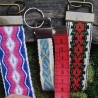 Schlüsselanhänger Brettchenborte Handmade Baumwolle