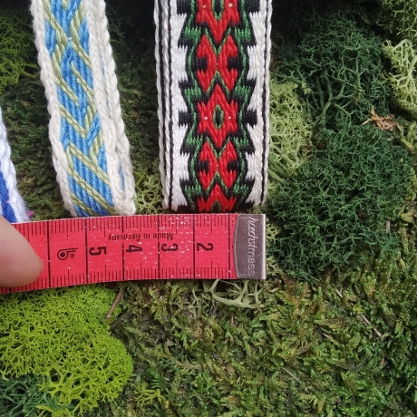 Schlüsselanhänger Brettchenborte Handmade Baumwolle
