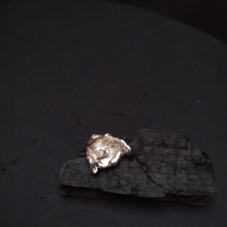 Solitär Treasure 925 Silber Diamant 0,07ct