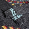 Isländischer Wollpullover - PacMan - Größe XL