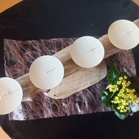 Treibholz Kerzenhalter