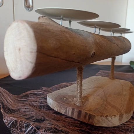 Treibholz Kerzenhalter