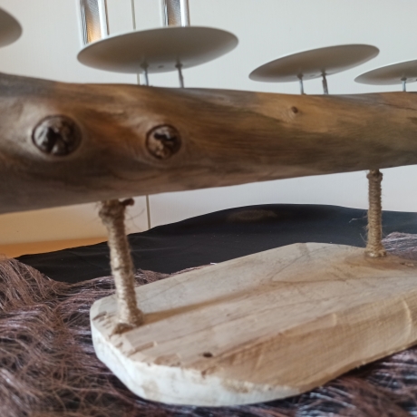 Treibholz Kerzenhalter