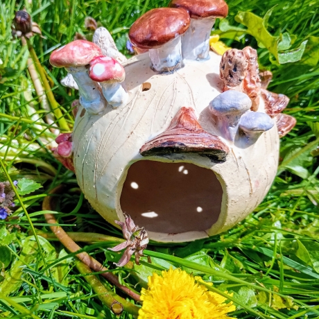 Ceramic light ball mushrooms