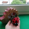 Marienkäfer gehäkelt als Geschenk für Geburtstag als Kuscheltier 