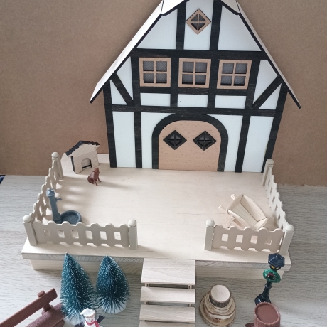 Wichtelhaus, Fachwerkhaus, Holz
