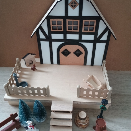 Wichtelhaus, Fachwerkhaus, Holz
