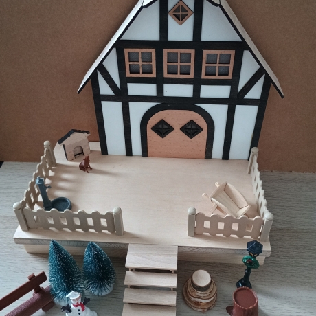 Wichtelhaus, Fachwerkhaus, Holz