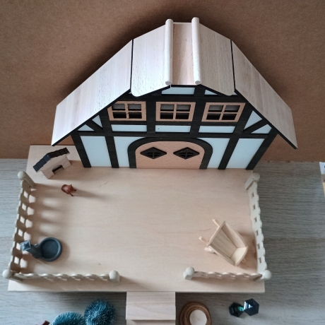 Wichtelhaus, Fachwerkhaus, Holz