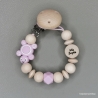 Baby Set Schnullerkette und Greifring  Turtle