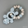 Baby Set Schnullerkette und Greifring  Turtle