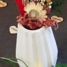 Blumenvase mit Struktur