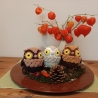 Eule gehäkelt als Kuscheltier für Geburtstag, Weihnachten und Co 