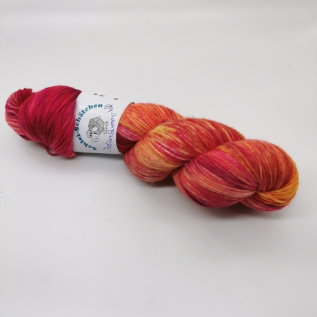 Sockenwolle mit Merino Indian Summer hell