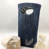 handbestickte Jeanstasche