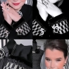 Glamouröser Armschmuck im Coco Style, strassbesetzt