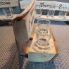 Schnapsbankal aus Holz