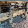 Schnapsbankal aus Holz