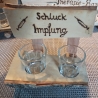 Schnapsbankal aus Holz