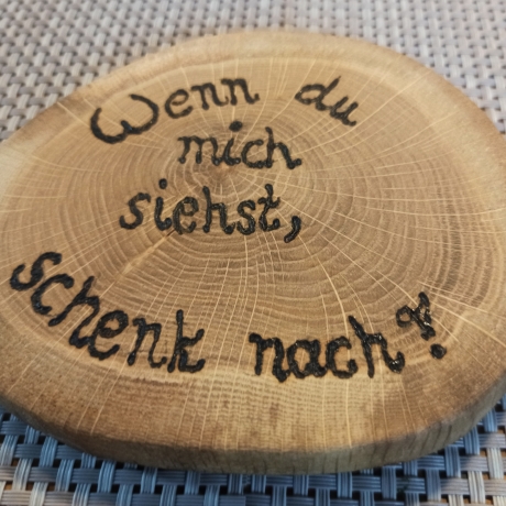 Untersetzer aus Baumscheiben