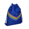 Regenbogen-Sportbeutel – mit Retro-Vibes