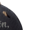 Schiefertafel mit Spruch, Schild, Deko ca. Ø 20cm
