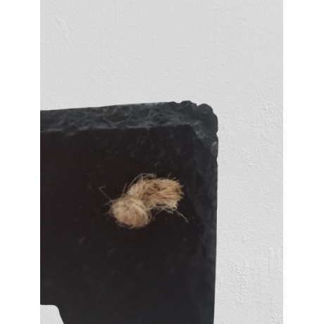 Schieferschild, Schiefertafel, mit Spruch, Deko