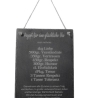 Schiefertafel mit Spruch Eherezept, Deko, Geschenk