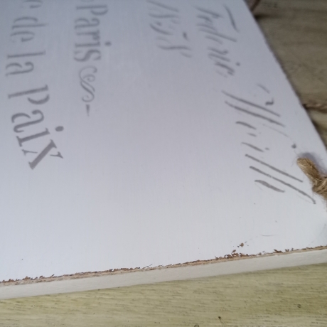 Dekoschild,shabby, Charles ..., Einzelstück, upcycled