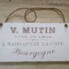 Dekoschild,shabby, V- Mutin..., Einzelstück, upcycled
