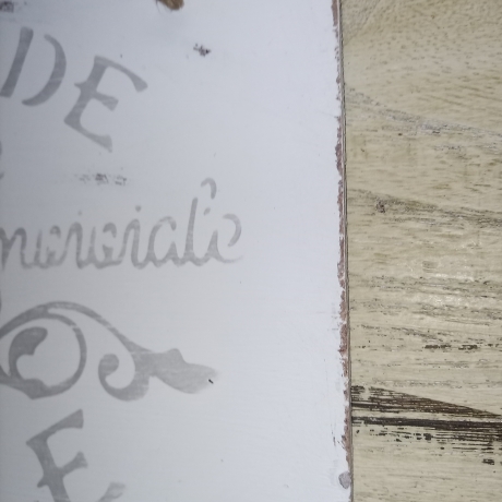 shabby Dekoschild Maison de..., Einzelstück, upcycled