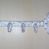 Schlüsselleiste, Gusseisen, shabby, upcycled, Nr.1
