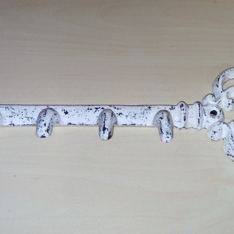 Schlüsselleiste, Gusseisen, shabby, upcycled, Nr.1