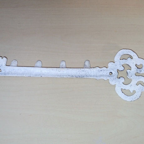 Schlüsselleiste, Gusseisen, shabby, upcycled, Nr.2
