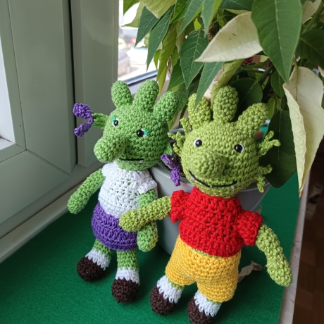 Olchi gehäkelt als Kuscheltier und Spielzeug für Geburtstag & Co