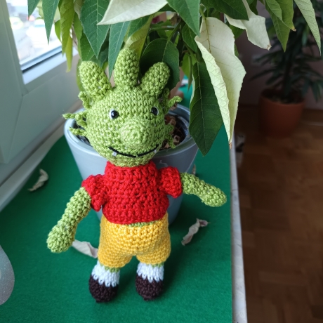 Olchi gehäkelt als Kuscheltier und Spielzeug für Geburtstag & Co