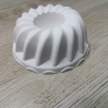 Kerzenhalter Guglhupf-Form, Keraflott, weiß, handmade