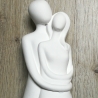 Pärchen, Liebespaar Figur, Keraflott, weiß, handmade
