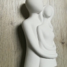 Pärchen, Liebespaar Figur, Keraflott, weiß, handmade