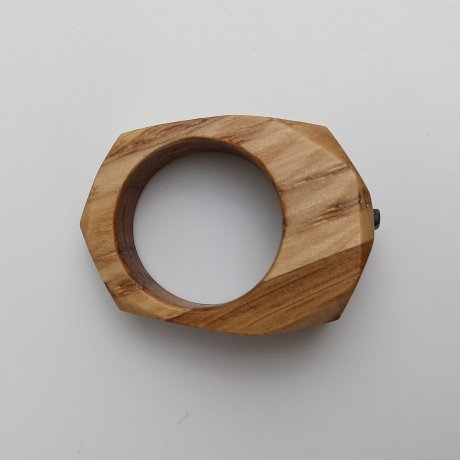 #1 Ring Holz Eiche (Wooden Ring Oak ⌀ 18mm) Schmuck Holzring