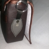 Handtasche blau grün  klein Unikat Schultertasche Handarbeit 