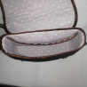 Handtasche blau grün  klein Unikat Schultertasche Handarbeit 