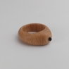 #2 Ring Holz Buche (Wooden Ring Beech ⌀ 18mm) Schmuck Holzring