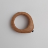 #2 Ring Holz Buche (Wooden Ring Beech ⌀ 18mm) Schmuck Holzring