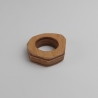 #4 Ring Holz Sperrholz (Wooden Plywood ⌀ 18mm) Schmuck Holzring