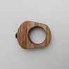 #5 Ring Holz Eiche (Wooden Ring Oak ⌀ 18,5mm) Schmuck Holzring
