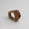 #5 Ring Holz Eiche (Wooden Ring Oak ⌀ 18,5mm) Schmuck Holzring
