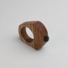 #5 Ring Holz Eiche (Wooden Ring Oak ⌀ 18,5mm) Schmuck Holzring