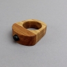 #5 Ring Holz Eiche (Wooden Ring Oak ⌀ 18,5mm) Schmuck Holzring