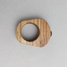 #5 Ring Holz Eiche (Wooden Ring Oak ⌀ 18,5mm) Schmuck Holzring